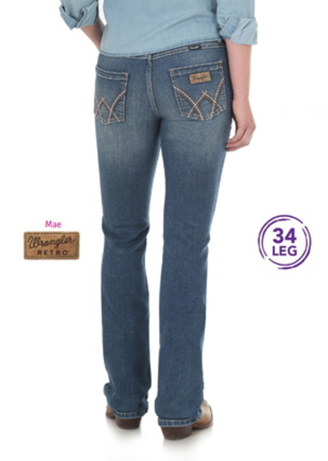 wrangler low rise bootcut jeans