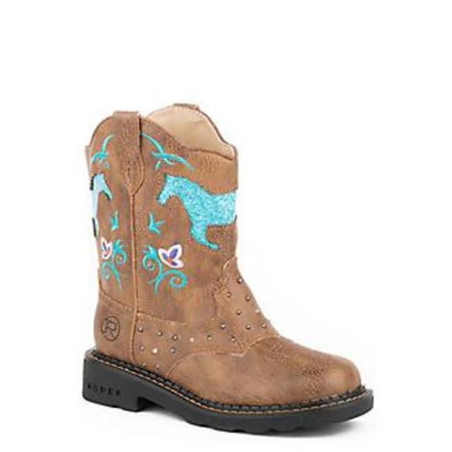 Roper Horse Flowers Boots
