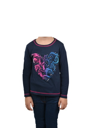 TC Pony Heart Long Sleeve Tee