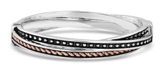 Montana Crossroads Rose Rope Hinged Bracelet